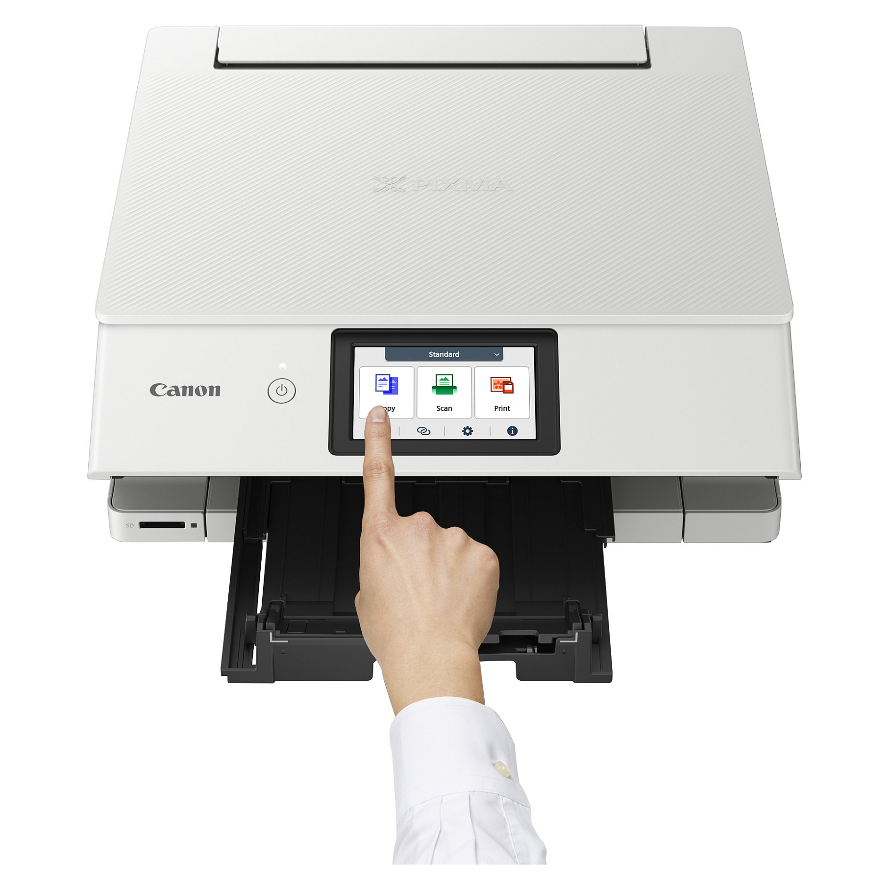 Multifunkcijski pisač CANON PIXMA TS8751 (3-u-1, Wi-Fi, 4.3" zaslon, 6 tinti) bijeli-6