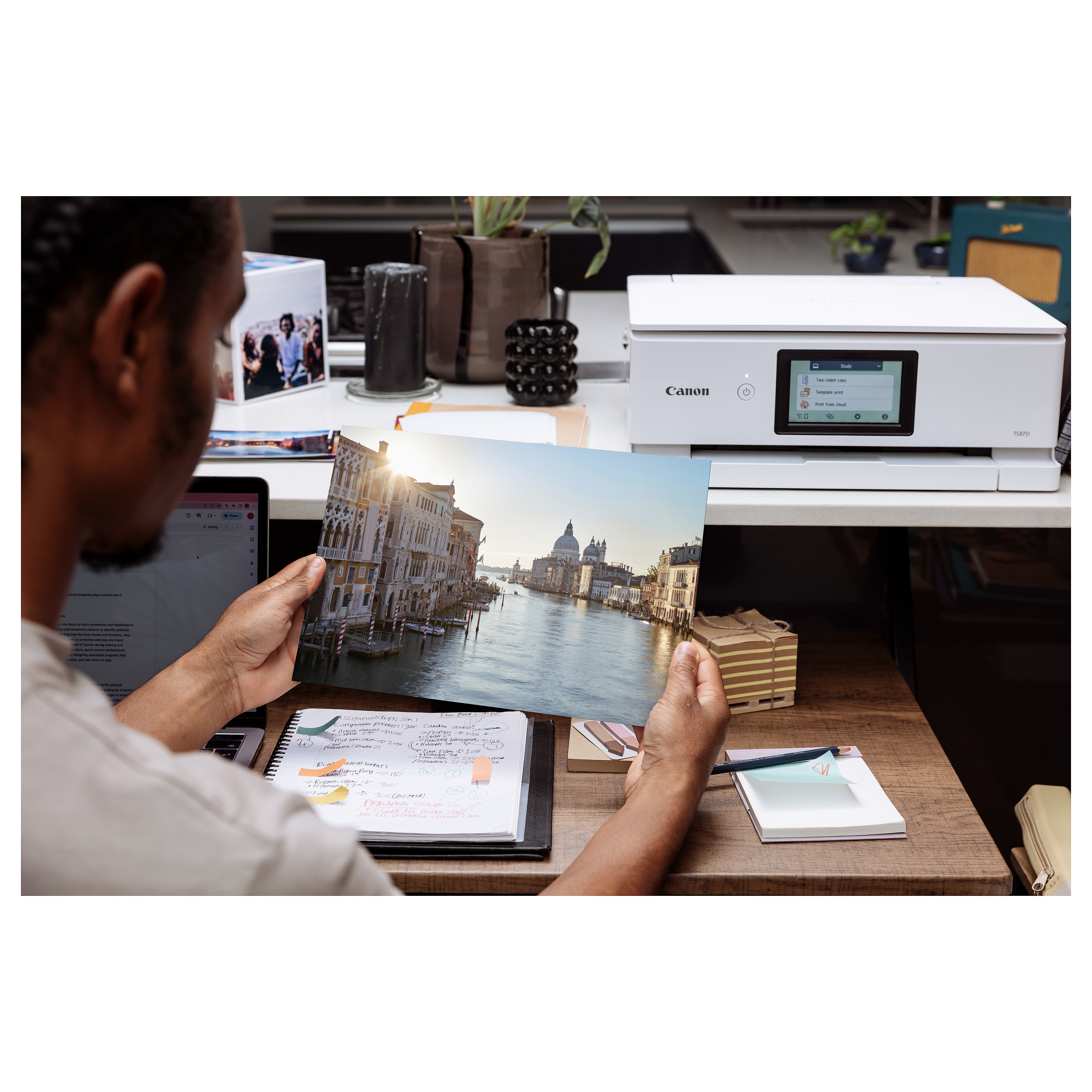 Multifunkcijski pisač CANON PIXMA TS8751 (3-u-1, Wi-Fi, 4.3" zaslon, 6 tinti) bijeli-11