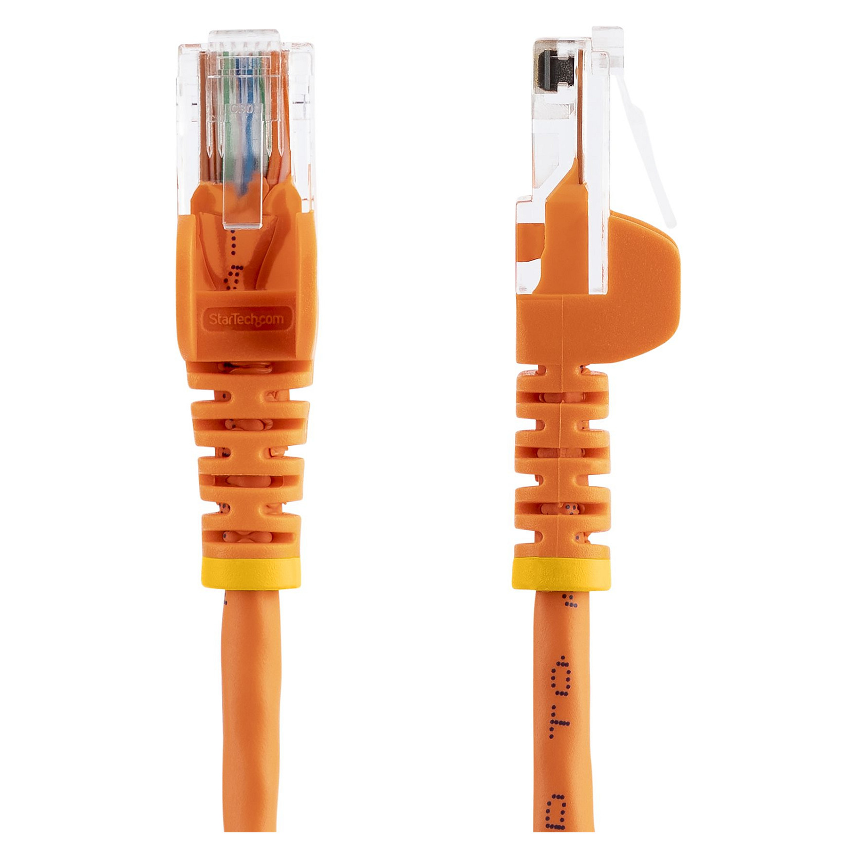Mrežni kabel STARTECH Cat5e UTP 0.5m (RJ45, Snagless, Narančasti)-1