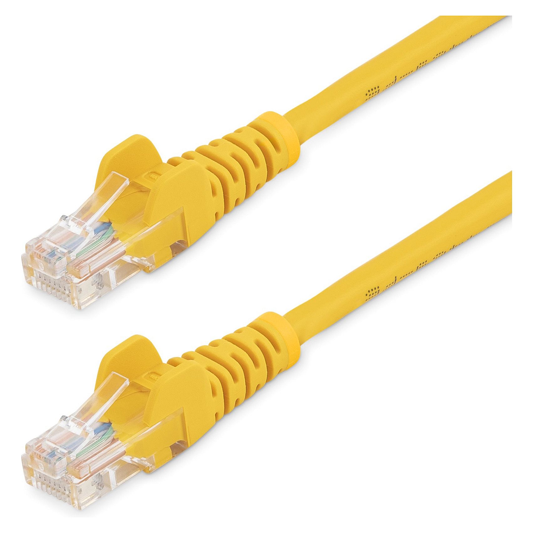 Mrežni kabel STARTECH Cat5e 45PAT50CMYL (0.5m, žuti, UTP, Snagless)-0