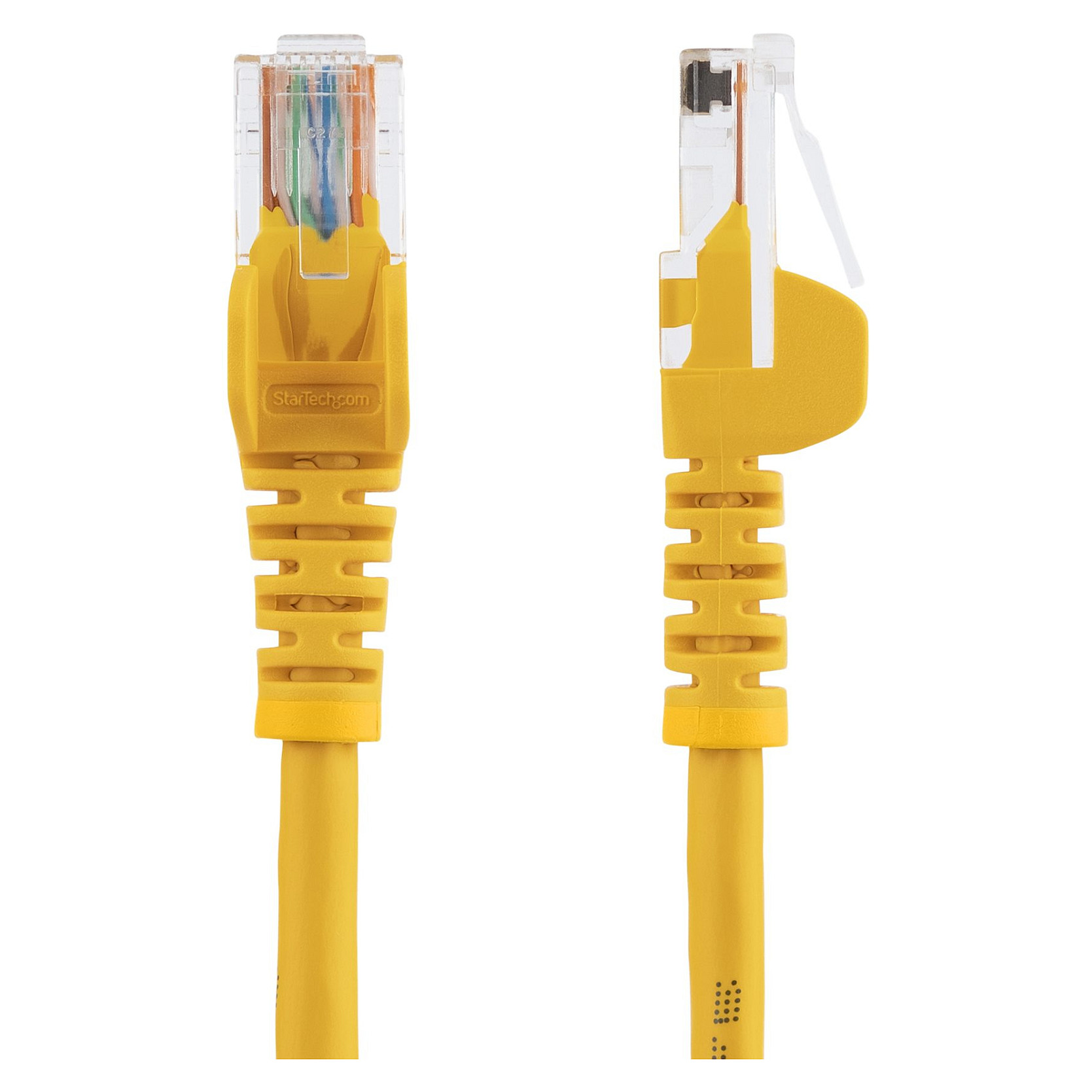Mrežni kabel STARTECH Cat5e 45PAT50CMYL (0.5m, žuti, UTP, Snagless)-1