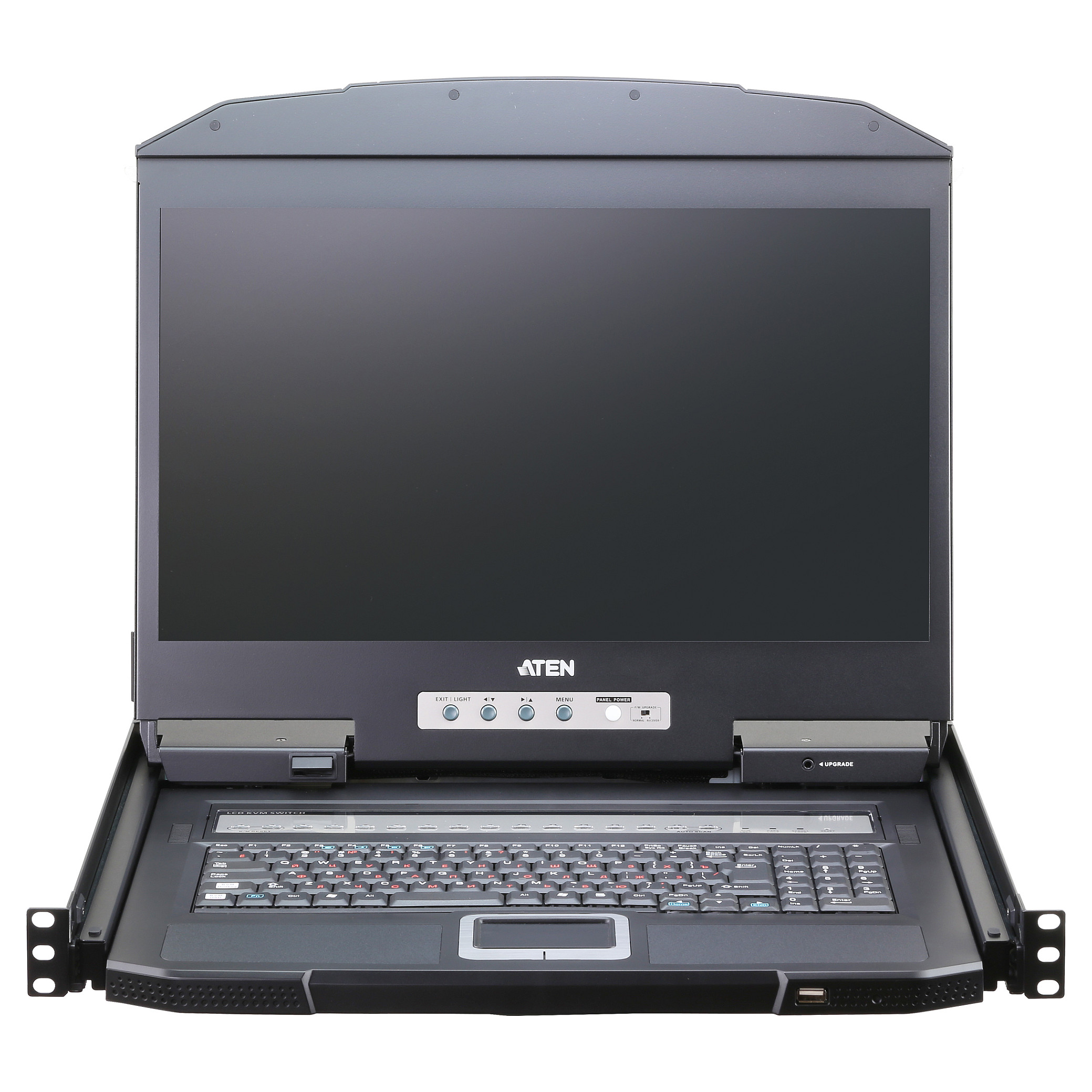 KVM Switch ATEN CL3116NX (18.5" Widescreen LCD, 16-portni, VGA, USB/PS2, FR tipkovnica)-1