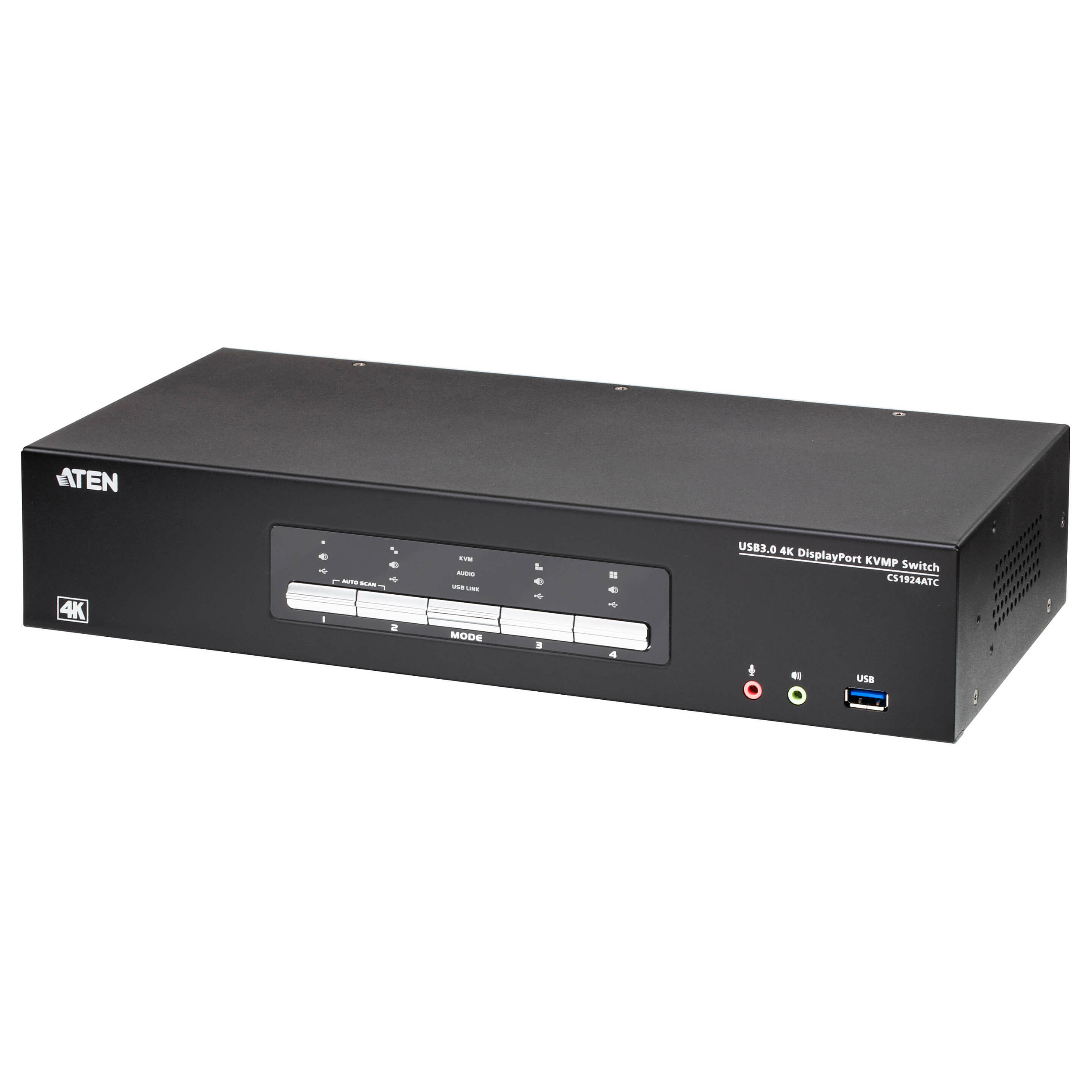 KVM Switch ATEN CS1924ATC (4-Port, USB 3.0, 4K DisplayPort, za ATC)