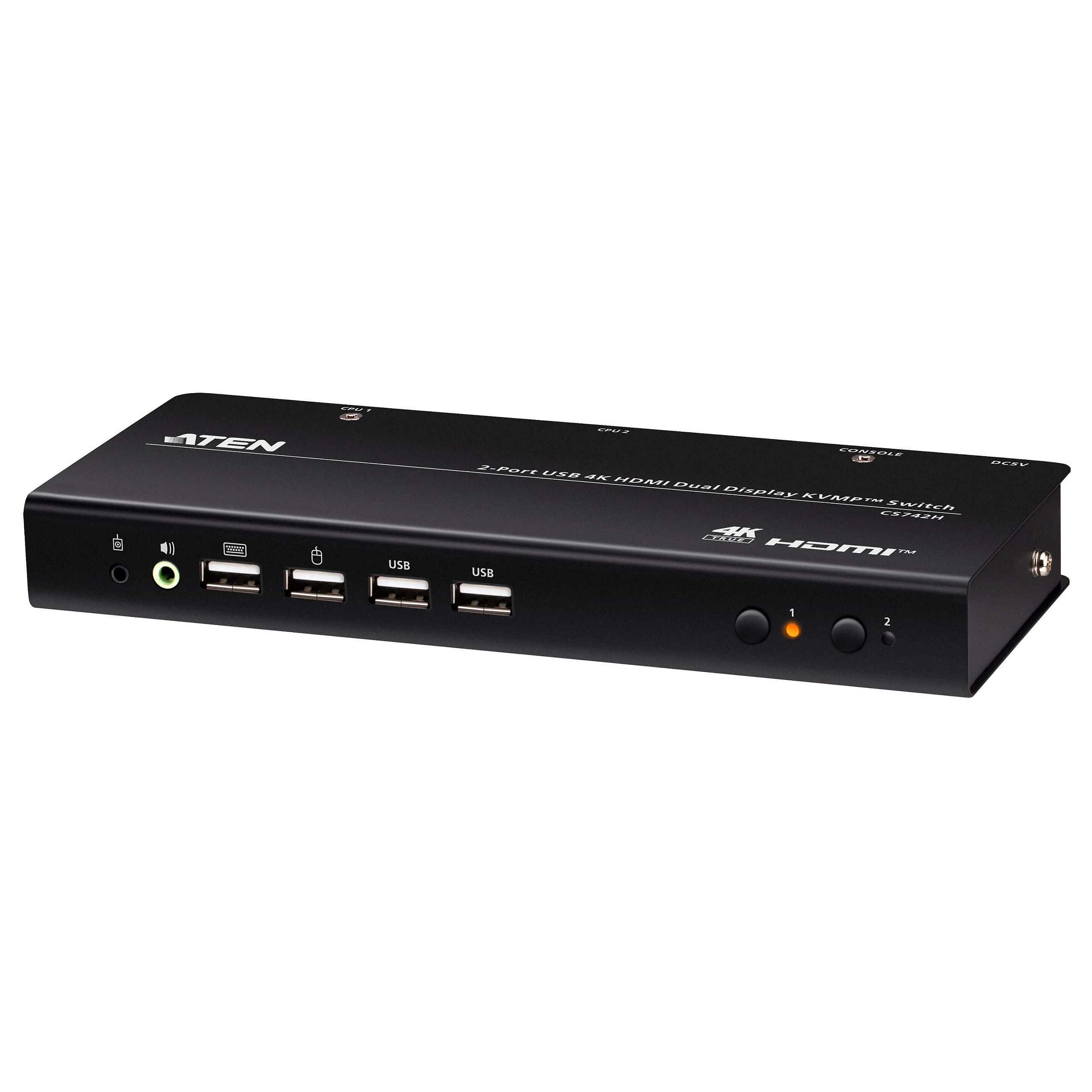 KVM Switch ATEN CS742H (2-portni, USB, 4K HDMI, Dual Display)-0