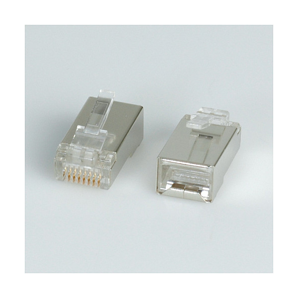 Mrežni konektor ROLINE RJ45 Cat.5e oklopljeni (10 kom)-1