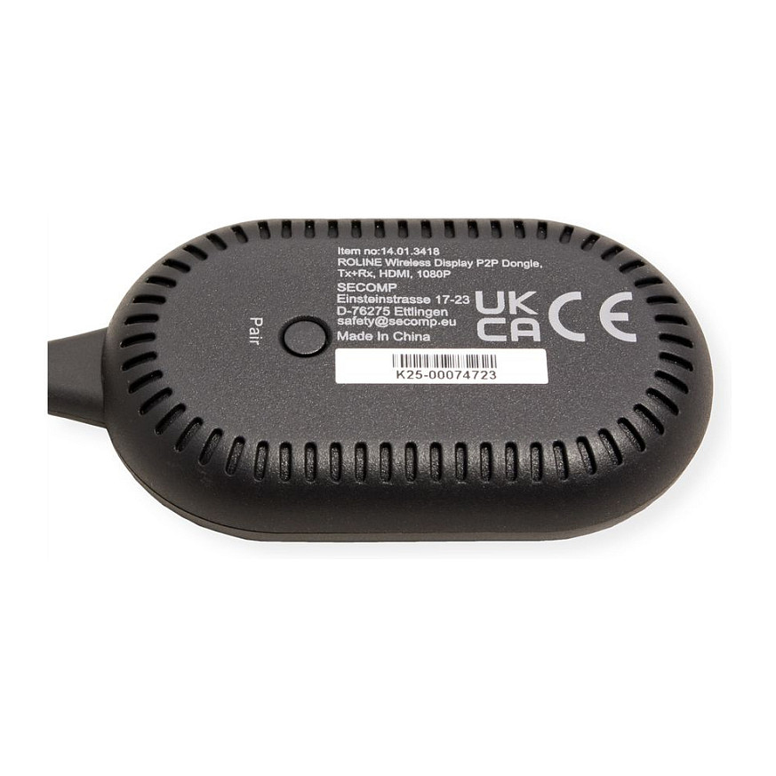 Bežični HDMI adapter ROLINE P2P Dongle Set (USB-C na HDMI, 1080p, 20m)-3