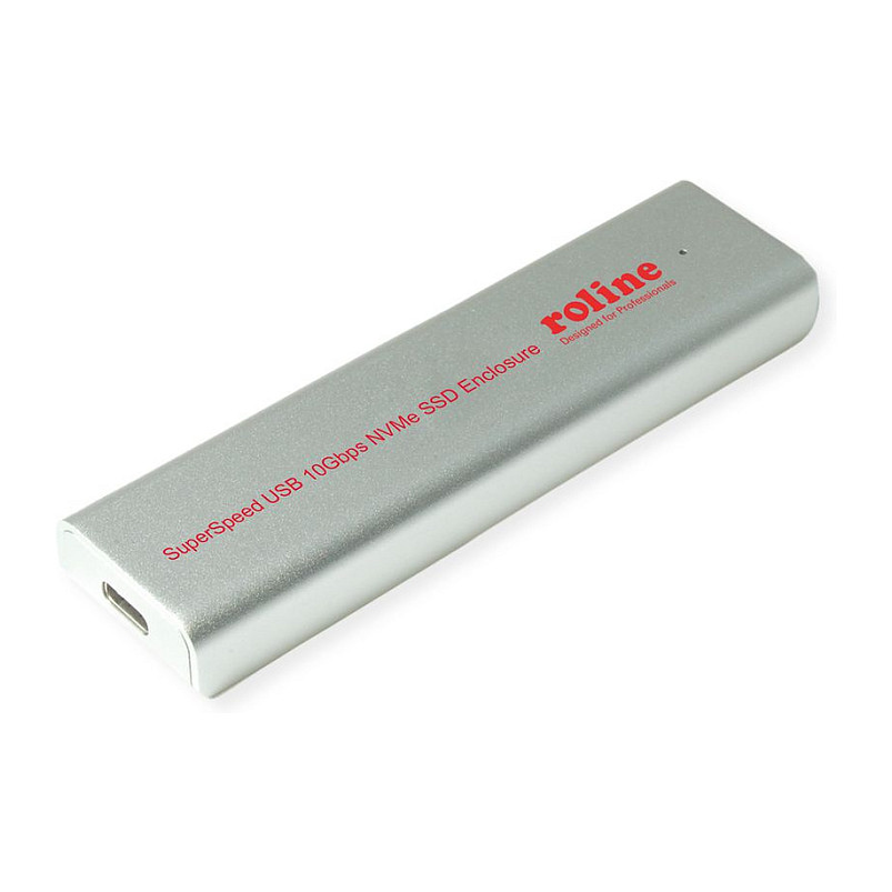 Vanjsko kućište za M.2 SSD ROLINE (NVMe, USB-C 3.2 Gen 2, 10 Gbps, tool-free)-0