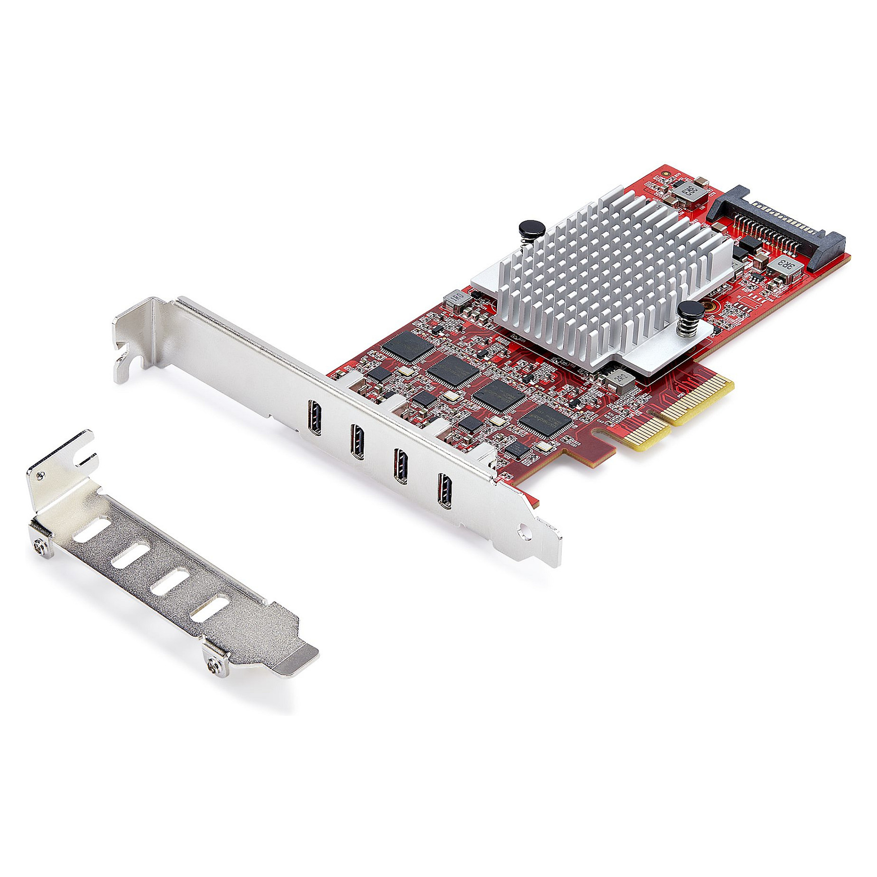 USB-C PCIe kartica STARTECH 4-Port (10Gbps, 4x kontrolera, PCIe 3.0 x4)-0