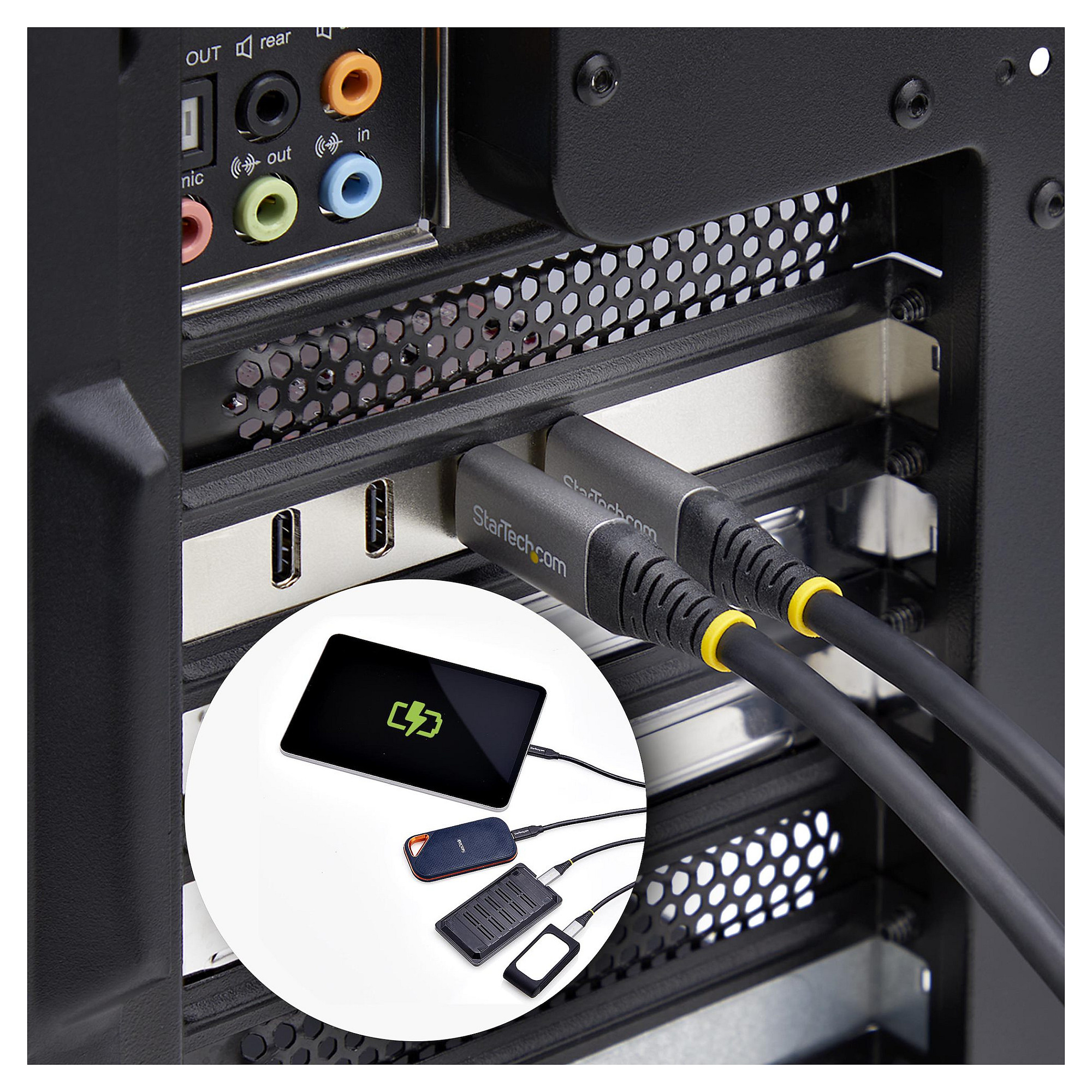 USB-C PCIe kartica STARTECH 4-Port (10Gbps, 4x kontrolera, PCIe 3.0 x4)-7