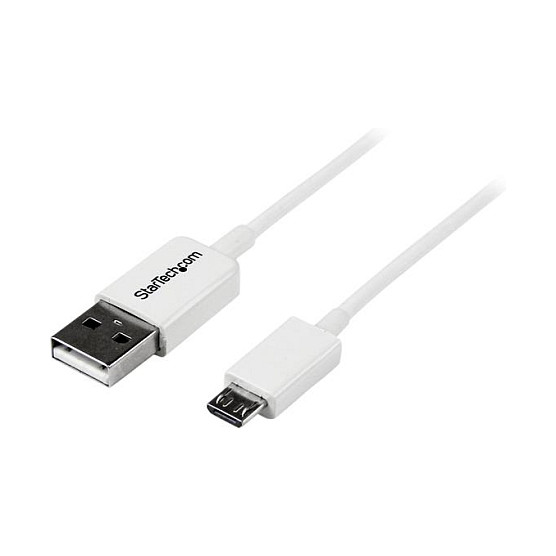 USB kabel STARTECH 0.5m (USB-A na Micro-B) bijeli-0