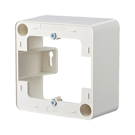 Nadžbukni okvir METZ CONNECT 130843-I (1-portni, 85x85x43mm, bijeli)-0