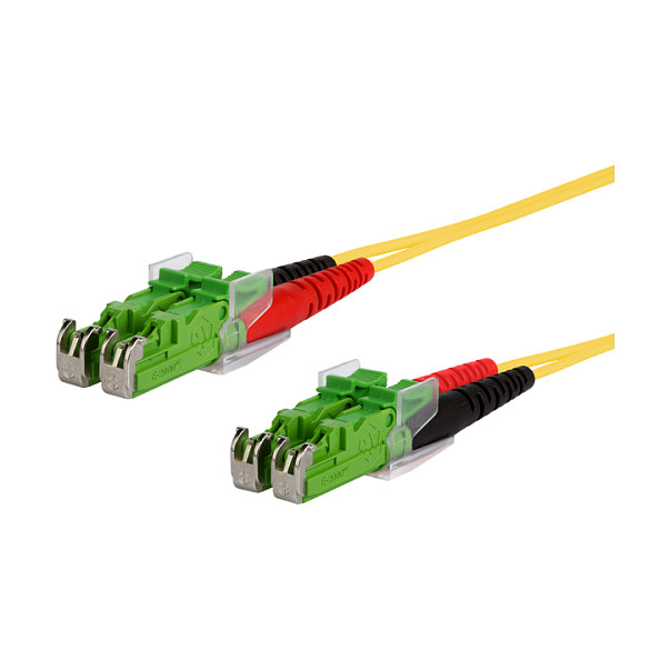 Optički patch kabel METZ CONNECT OpDAT (E2000-D APC / E2000-D APC, OS2 Singlemode, 1.0m, LSOH)-0