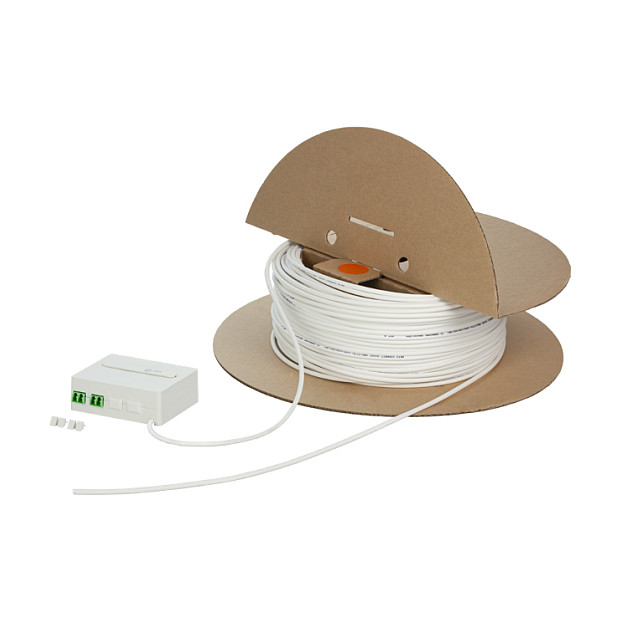 Optička zidna utičnica METZ CONNECT OpDAT VADT splice 4xLC-D APC OS2 (40m kabel, Single-mode)-0