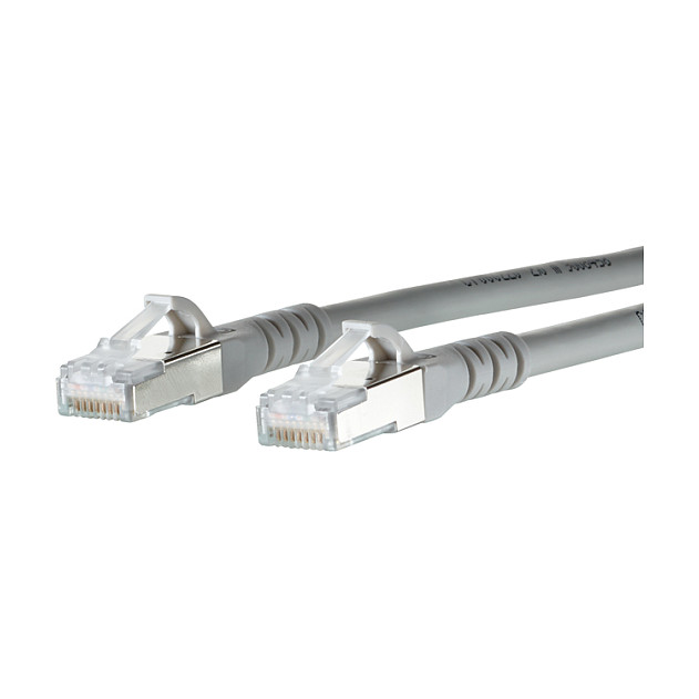 Mrežni kabel METZ CONNECT Cat.6A S/FTP (15m, 10 Gbit, LSZH, sivi)-0