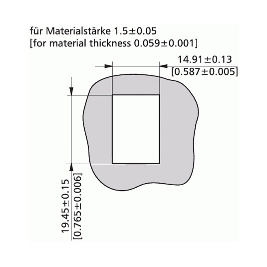 Keystone spojnica METZ CONNECT E-DAT Modul Cat.6 (RJ45, Class E, 130945-I)-3
