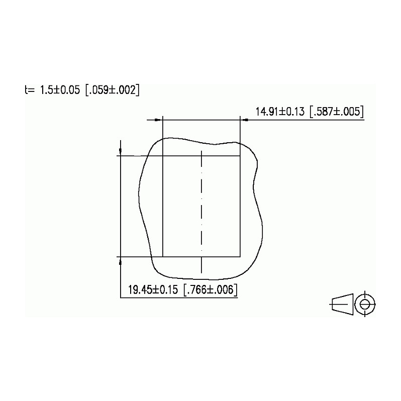 Keystone spojnica METZ CONNECT E-DAT Modul Cat.6 (RJ45, Class E, 130945-I)-4
