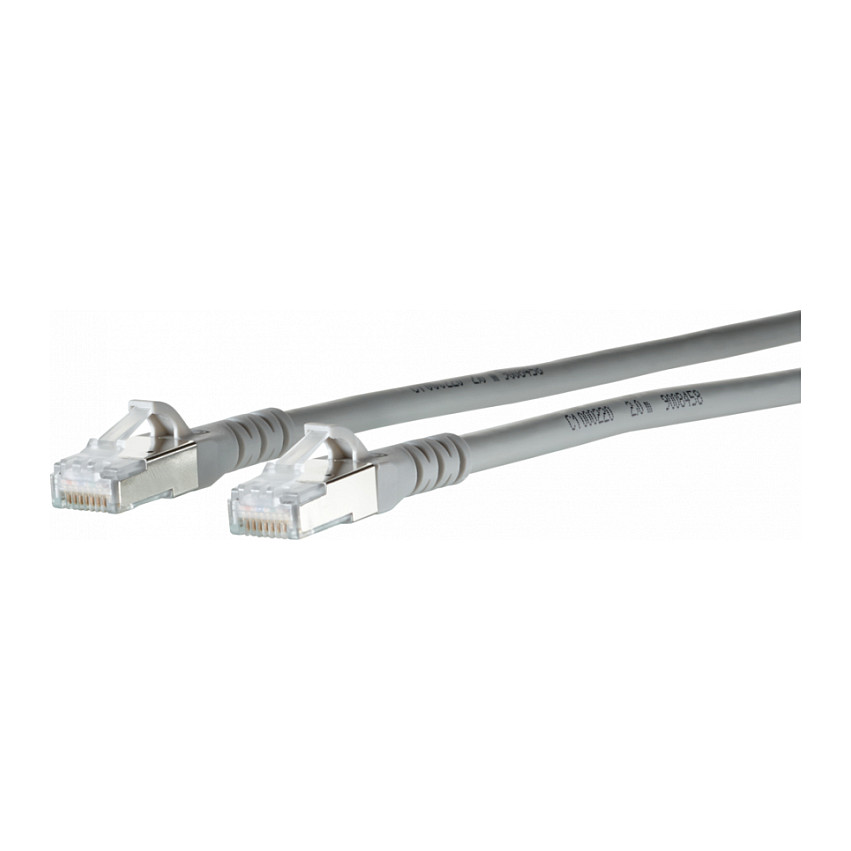 Mrežni kabel METZ CONNECT Cat.6A S/FTP (4m, Sivi, 500 MHz, AWG 26/7)