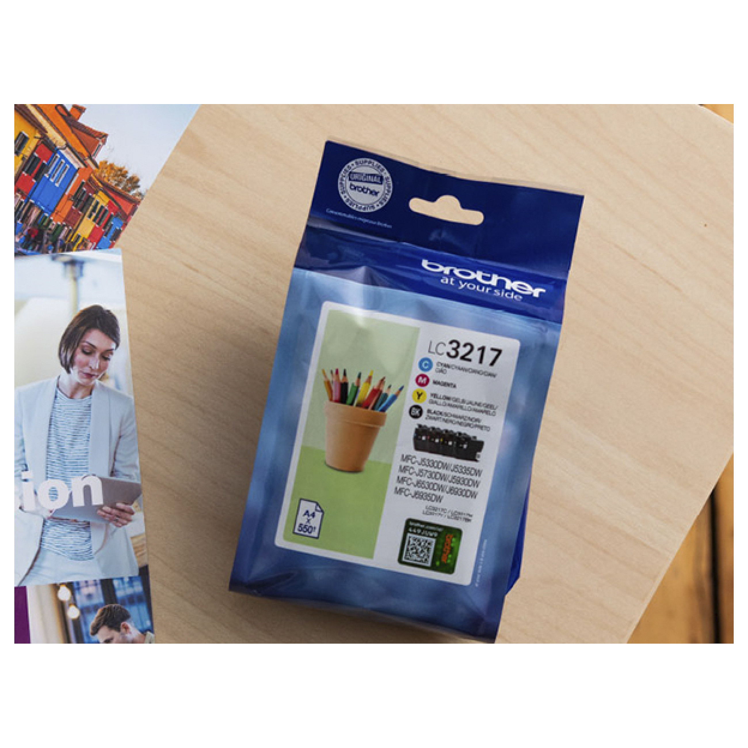 Tinta BROTHER LC3217VALBP Value Pack (Crna, Plava, Žuta, Magenta)-6