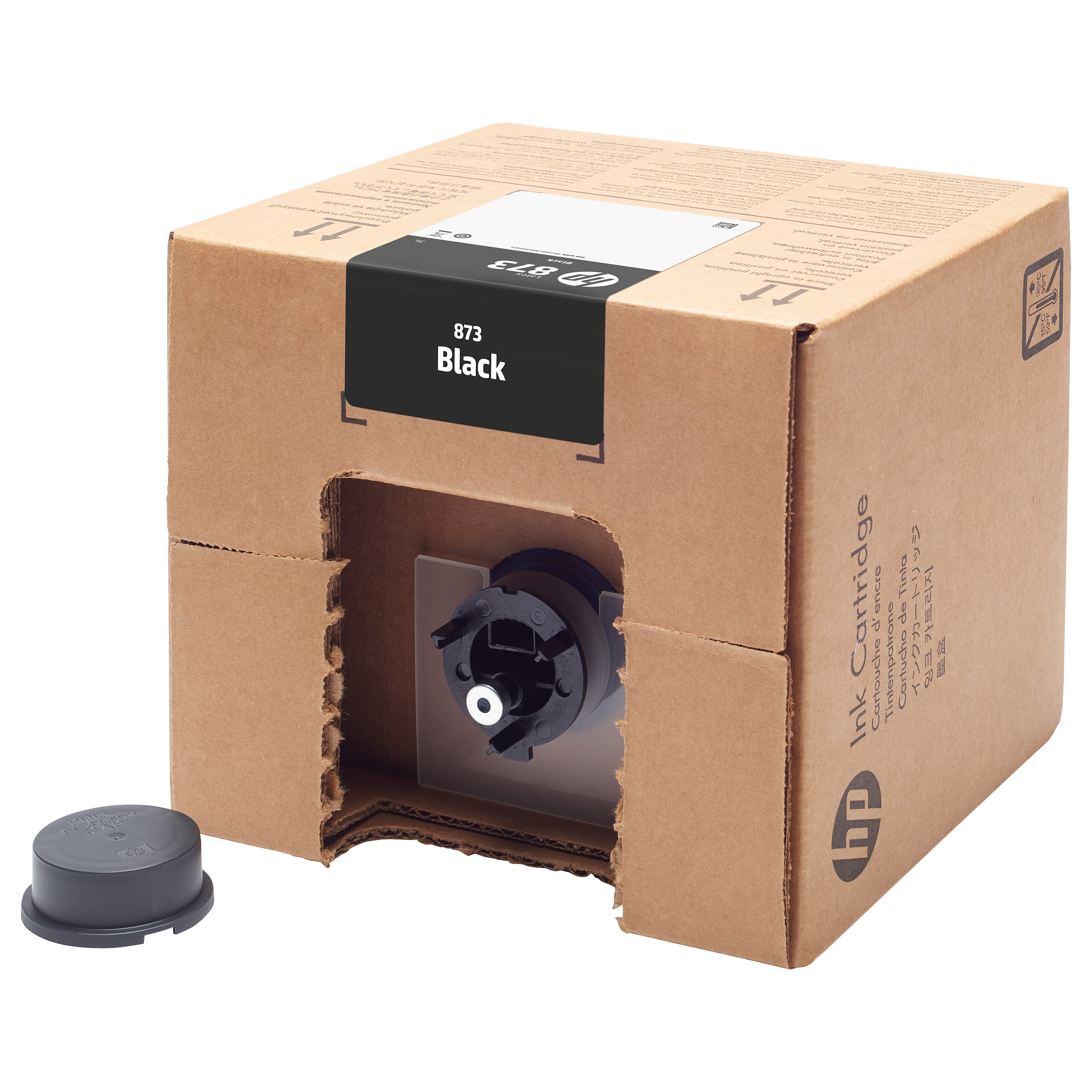 Tinta za printer HP 873 (40D61A) 3L crna original-0