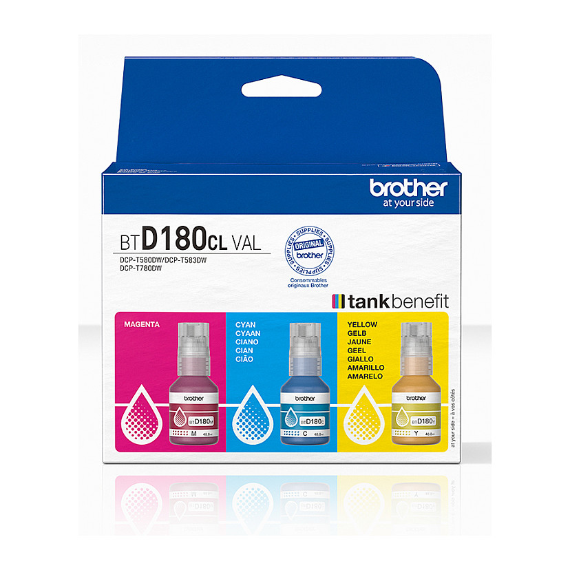 Tinte za printer BROTHER BTD-180CLVAL Multipack (BK/C/M/Y)-0