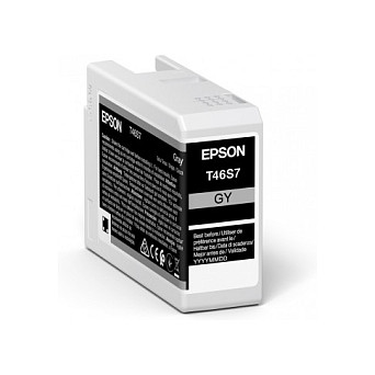 Tinta EPSON T46S7 Siva (C13T46S700, 25 ml, UltraChrome Pro10)