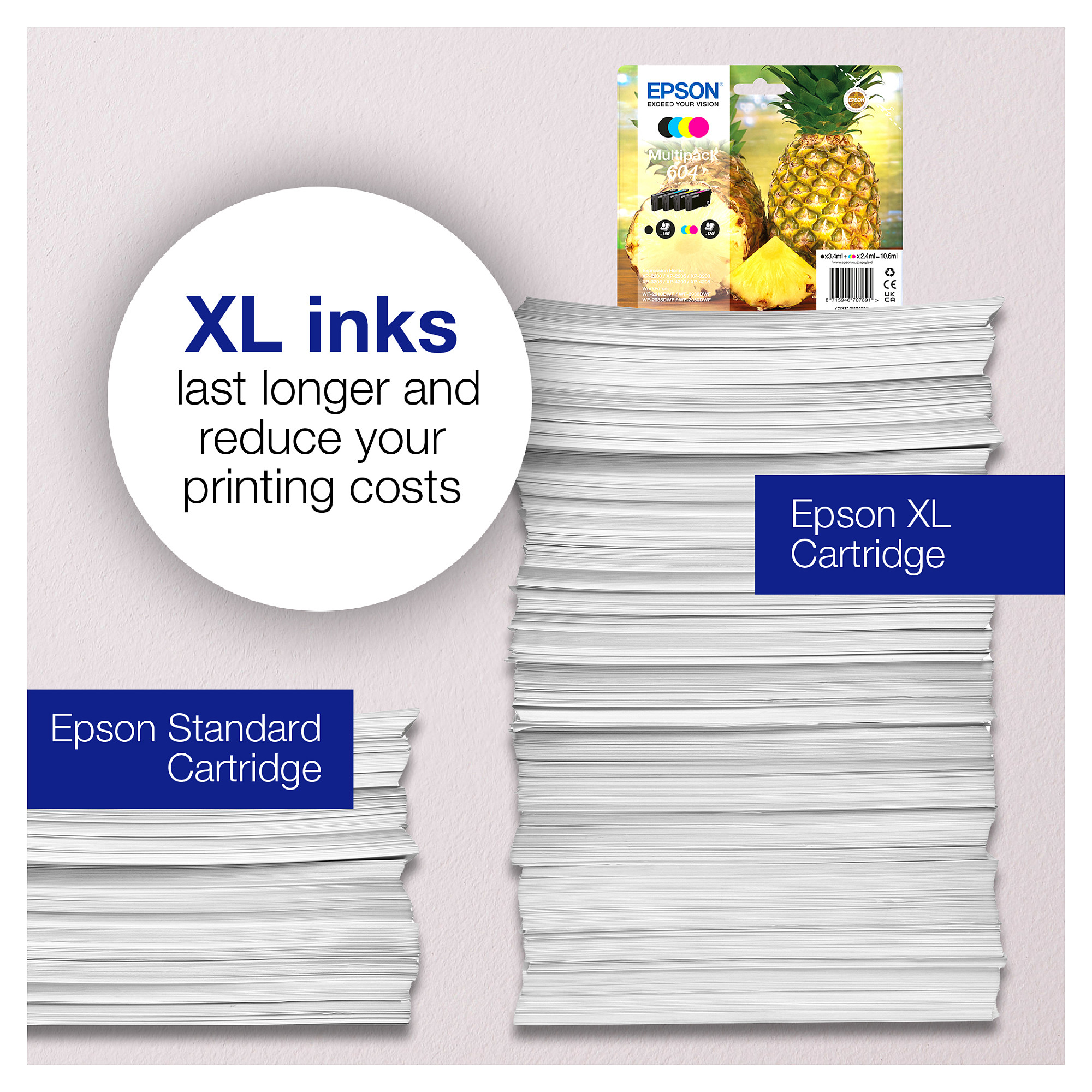 Tinta EPSON 604XL Multipack (4 boje, XL kapacitet)-2
