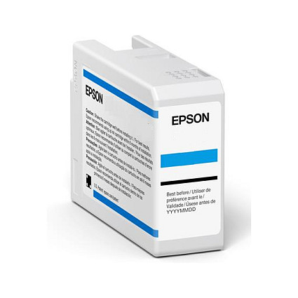 Tinta EPSON T47A5 Light Cyan (50 ml, C13T47A500)-0