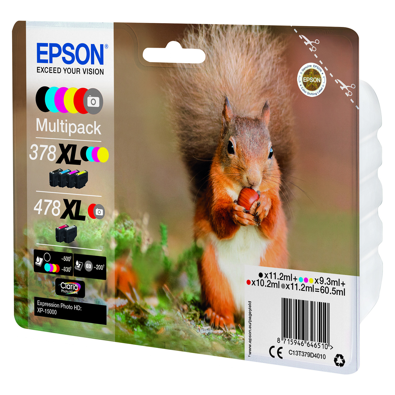Set tinti za printer EPSON 478XL Claria Photo HD Multipack (6 boja)-3