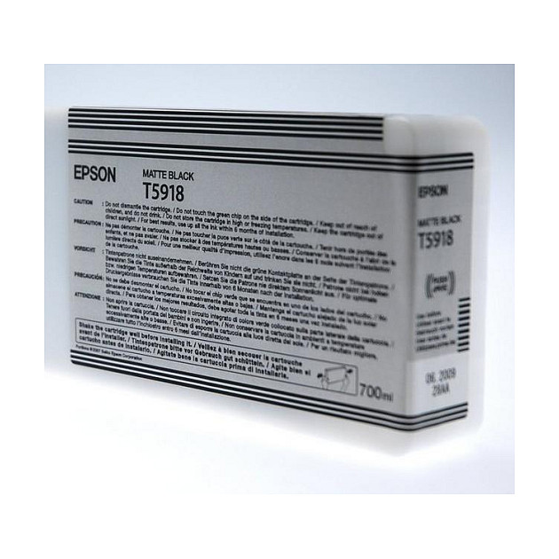 Tinta EPSON T5918 (C13T591800) Matte Black (700 ml)