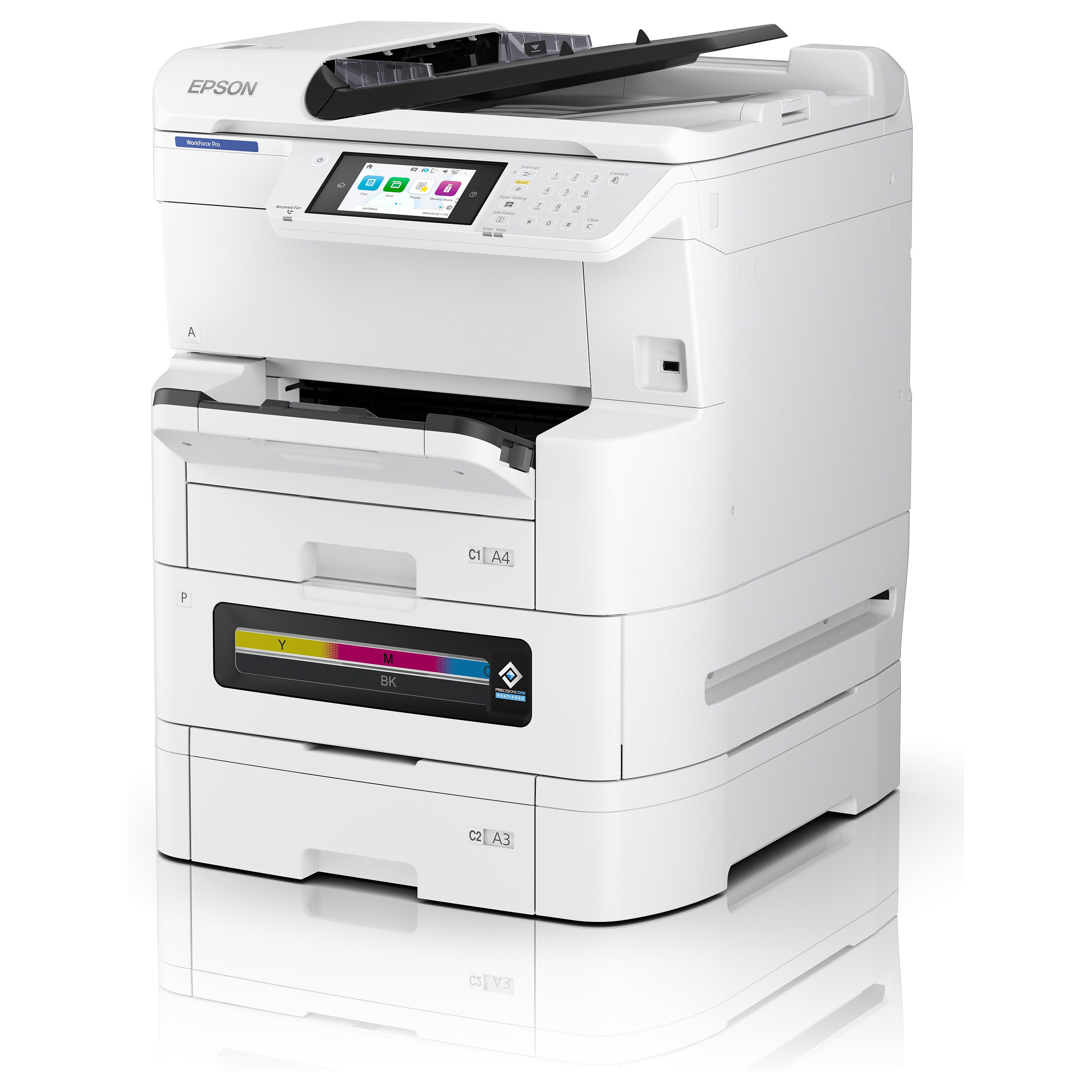 Printer EPSON WorkForce Pro WF-C8190RDWF (A3+, 24 str/min, 4800x1200 dpi, Duplex, Wi-Fi)-1