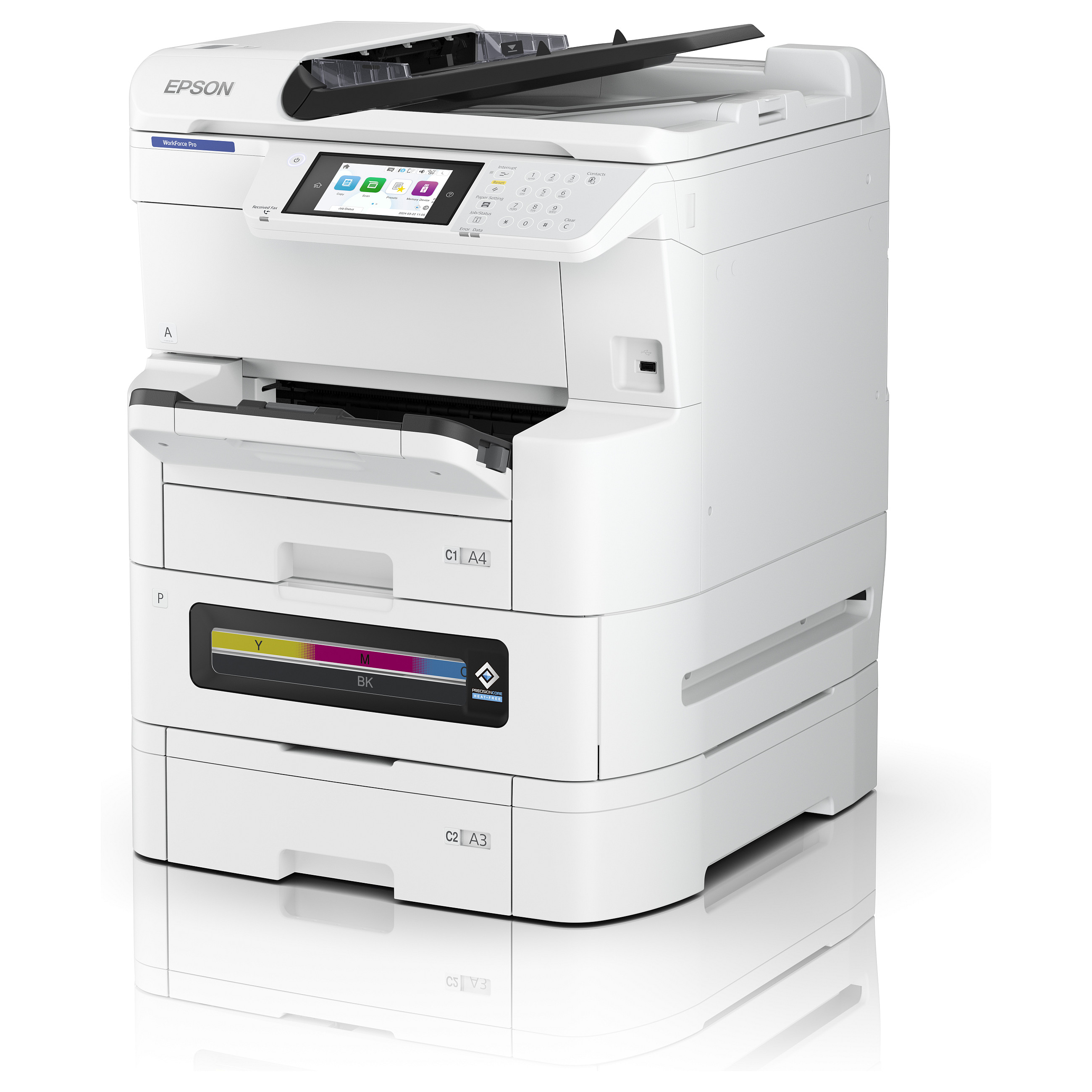 Printer EPSON WorkForce Pro WF-C8190RDWF (A3+, 24 str/min, 4800x1200 dpi, Duplex, Wi-Fi)-5