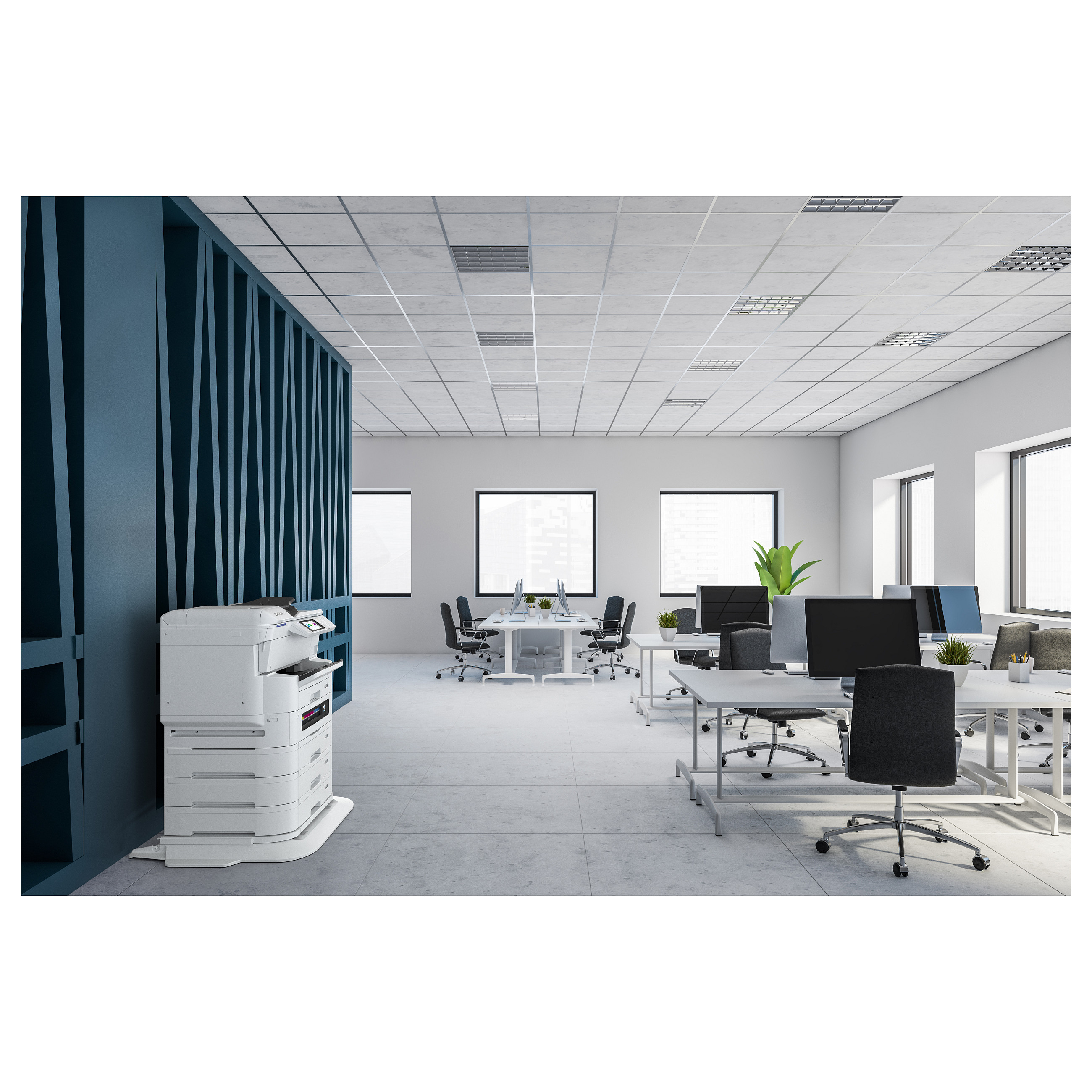 Printer EPSON WorkForce Pro WF-C8190RDWF (A3+, 24 str/min, 4800x1200 dpi, Duplex, Wi-Fi)-6