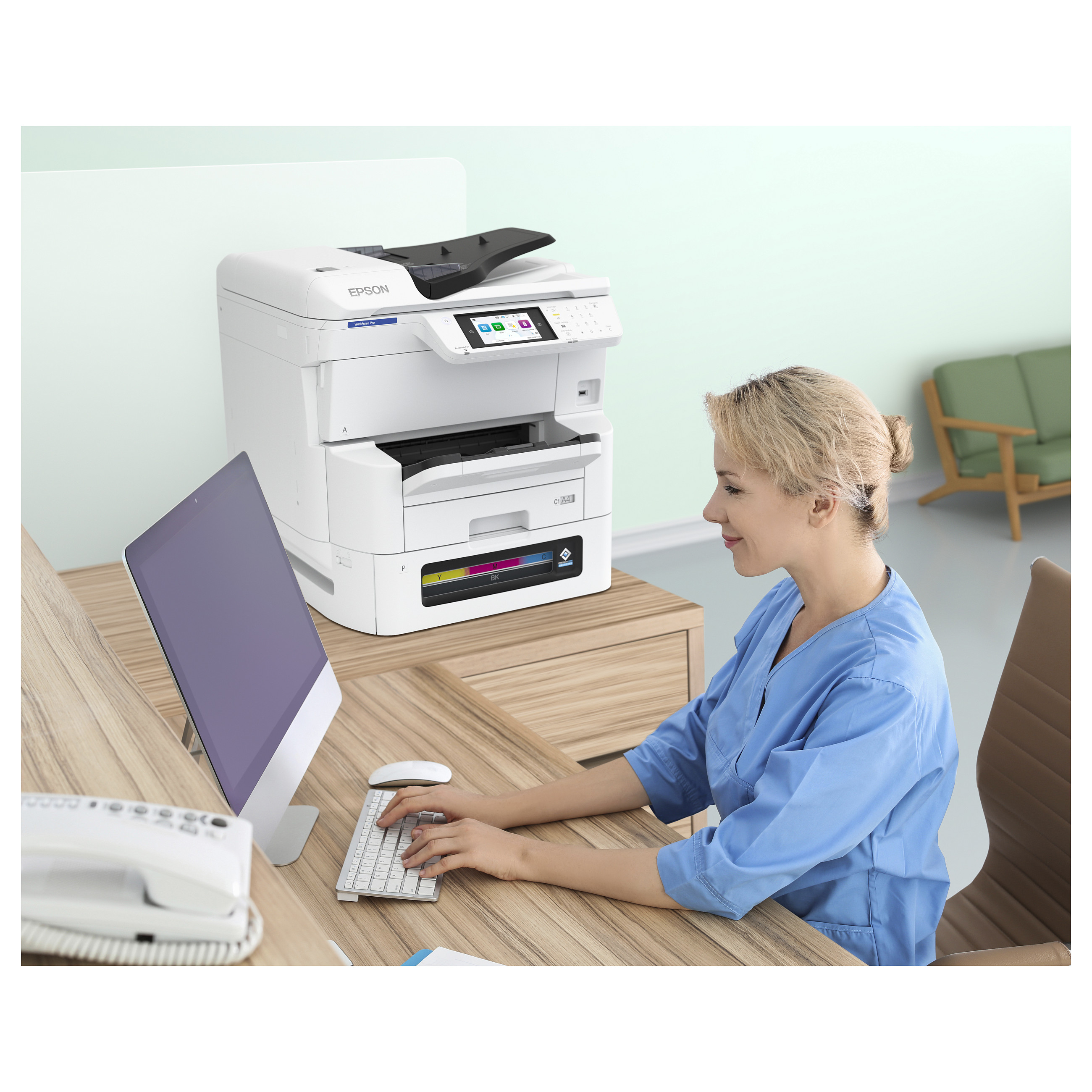 Printer EPSON WorkForce Pro WF-C8190RDWF (A3+, 24 str/min, 4800x1200 dpi, Duplex, Wi-Fi)-9