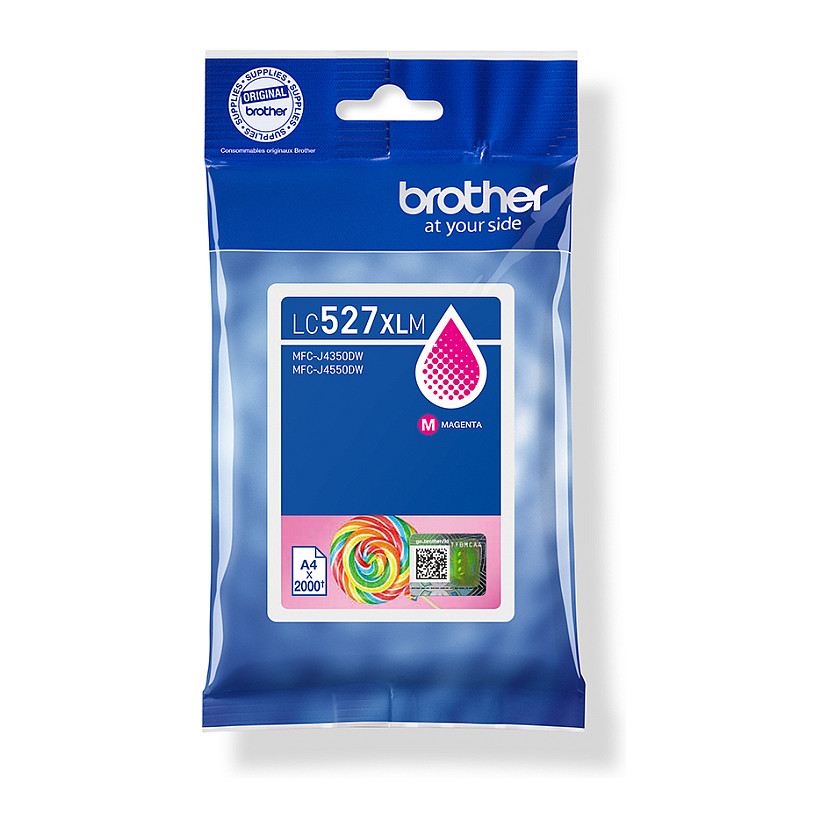 Tinta BROTHER LC-527XLM Magenta (original, 2000 str.)