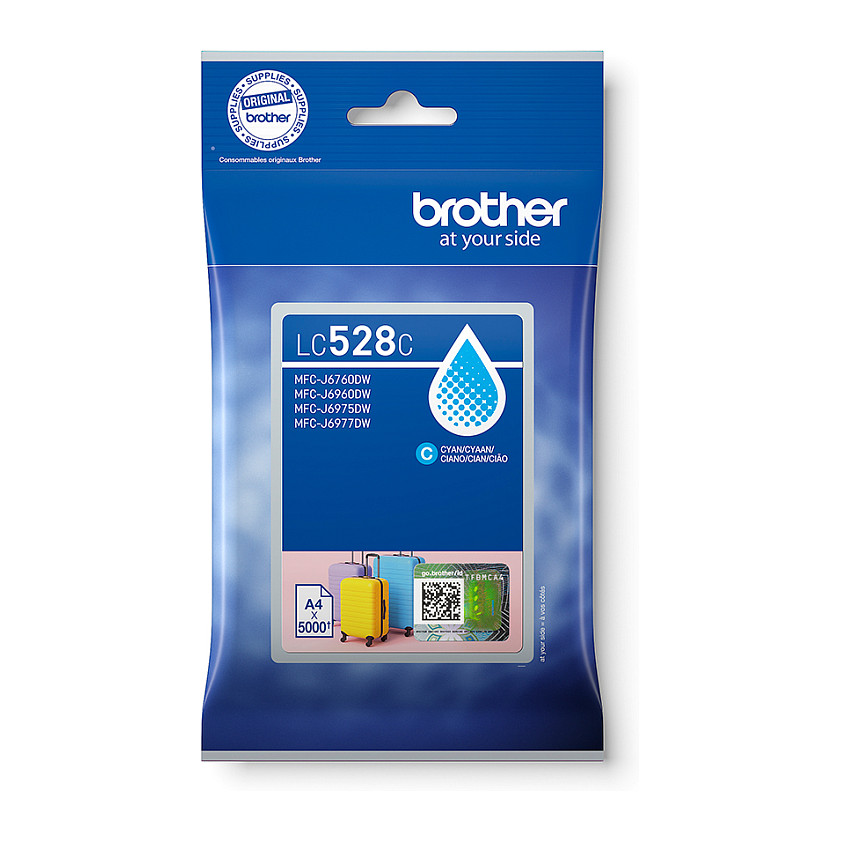 Tinta za printer BROTHER LC-528C Cyan (original, 5000 stranica)