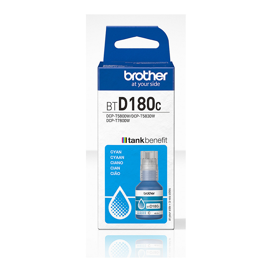Tinta BROTHER BTD180C Cyan (original, ~5000 stranica)-0