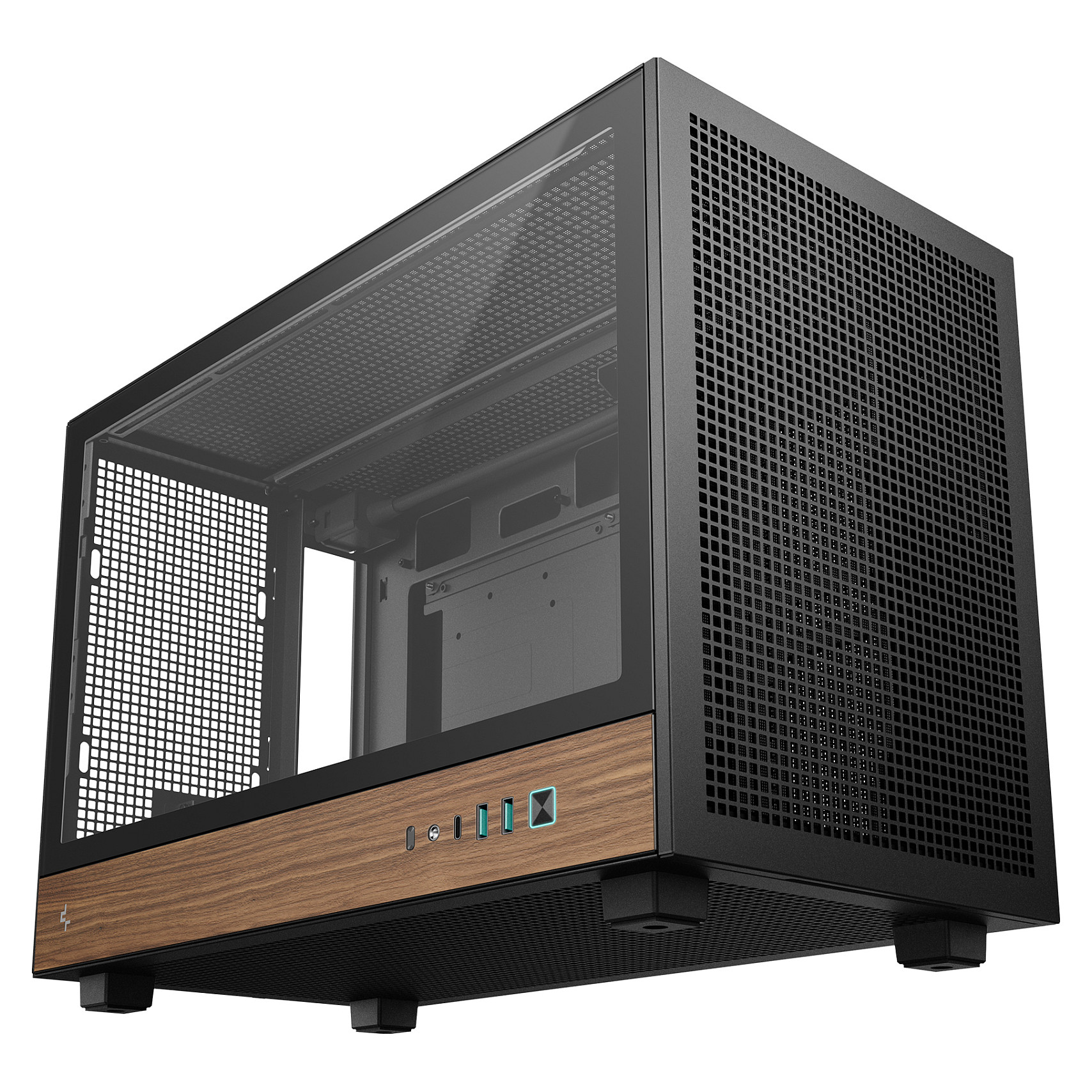 Kućište za računalo DEEPCOOL CH260 WOOD Mini Tower-1