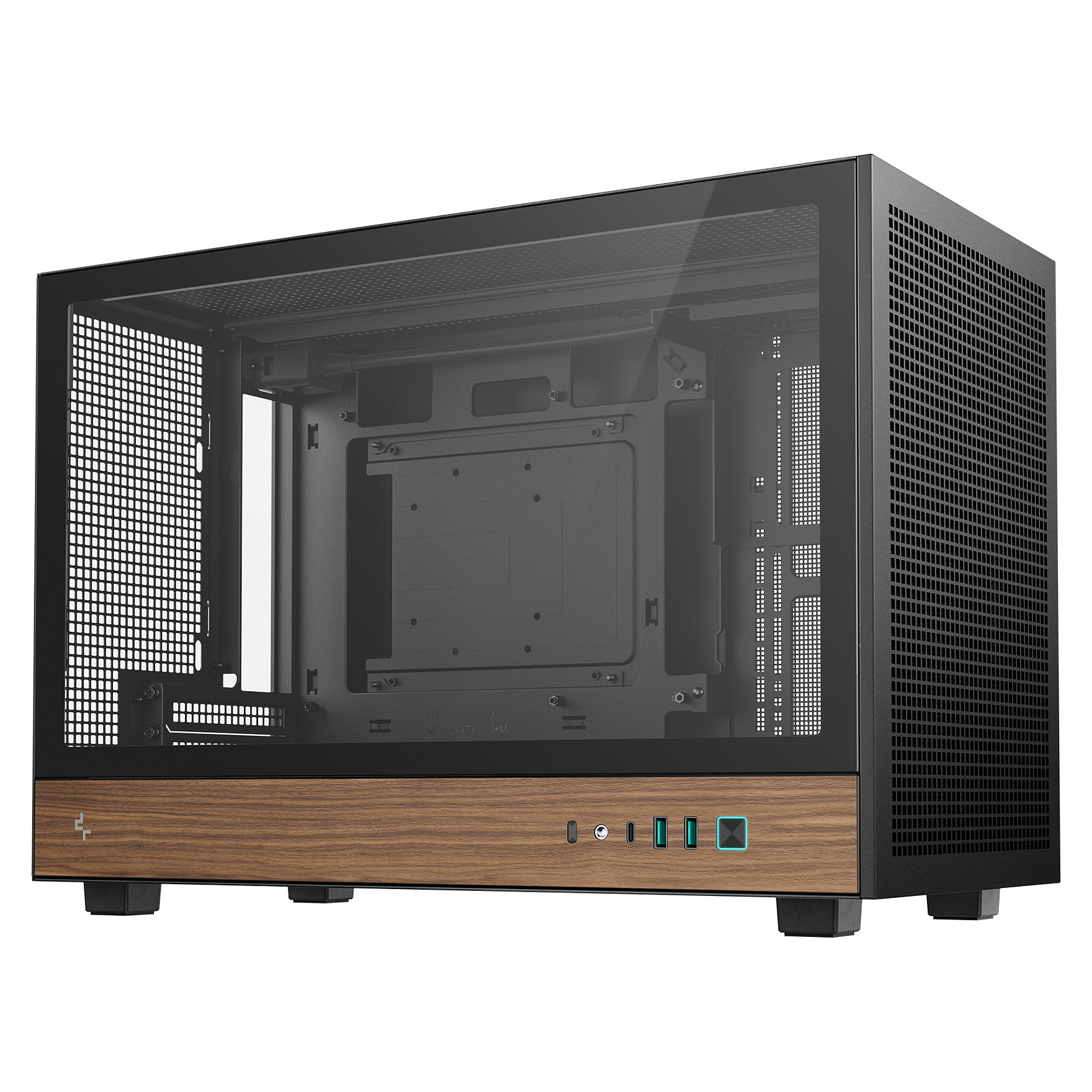 Kućište za računalo DEEPCOOL CH260 WOOD Mini Tower-3