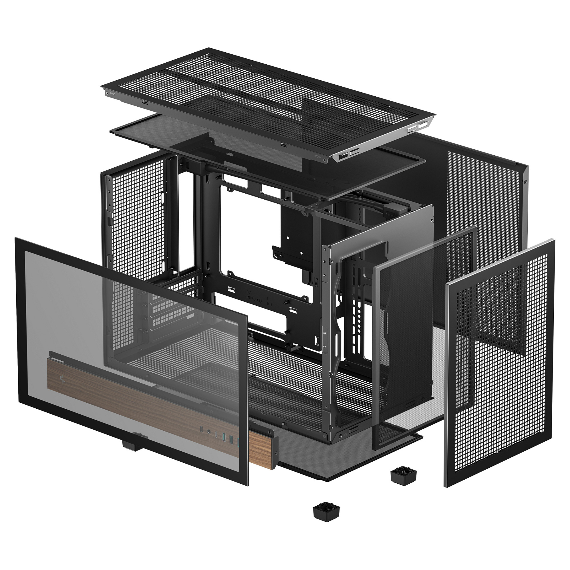 Kućište za računalo DEEPCOOL CH260 WOOD Mini Tower-10