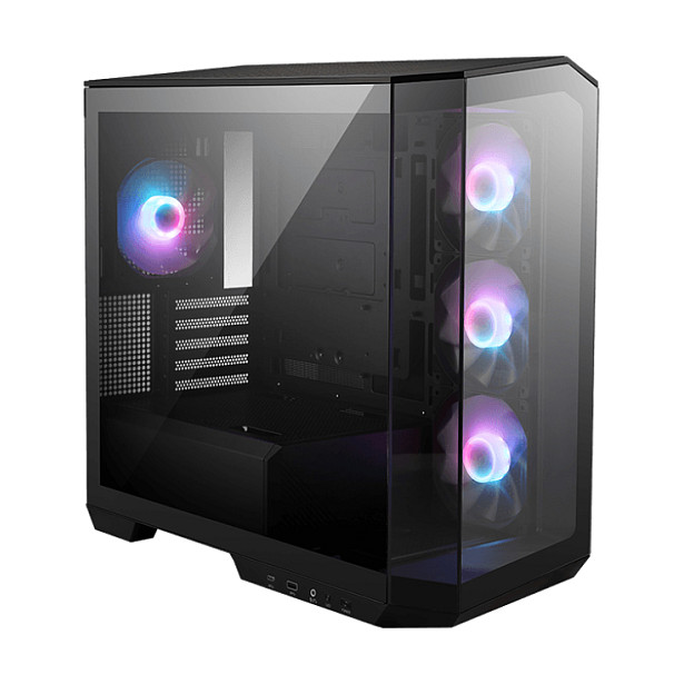 Kućište za računalo MSI MAG PANO M100R PZ (Micro-ATX, 270° panoramsko staklo, 4x ARGB ventilatora, Back-connect)-0