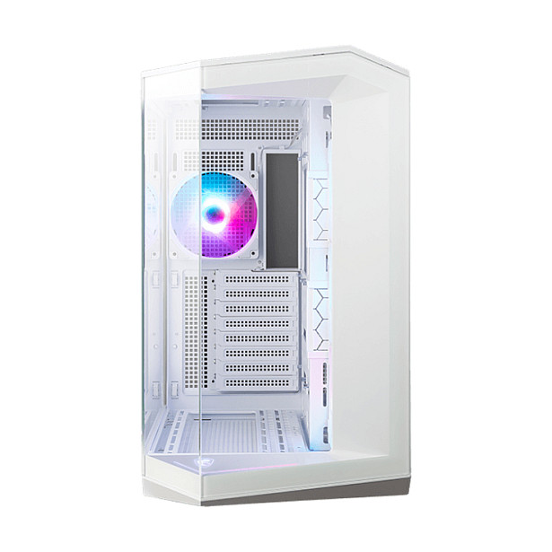 Kućište za računalo MSI MAG PANO 100R PZ White (Mid Tower, 270° panoramsko staklo, 4x ARGB ventilatora)-0