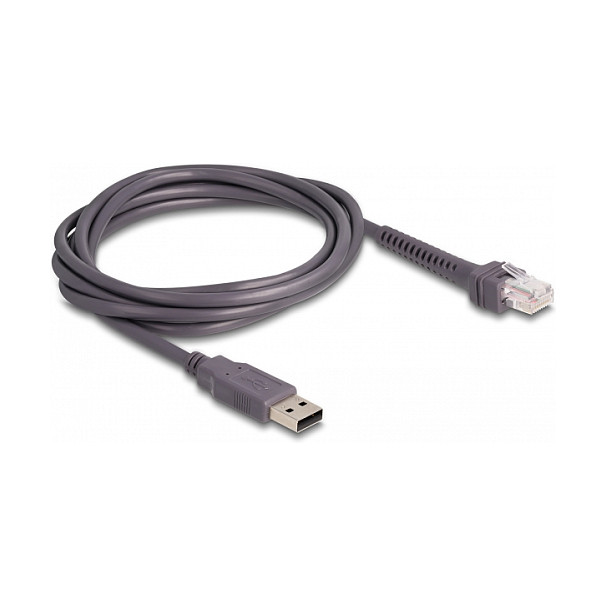 Barcode čitač DELOCK 1D USB 90565 (laserski, sa stalkom, do 500 skenova/s)-3