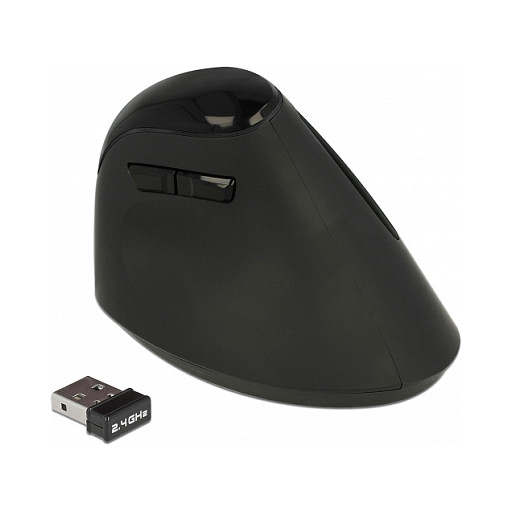 Bežični miš DELOCK Ergonomic Vertical (6 tipki, 2.4 GHz, 2400 DPI)-1