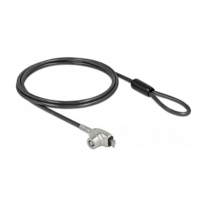 Sigurnosna brava za laptop DELOCK 65440 (1.8 m, ključ)-0