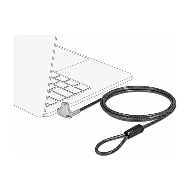 Sigurnosna brava za laptop DELOCK 65440 (1.8 m, ključ)-1