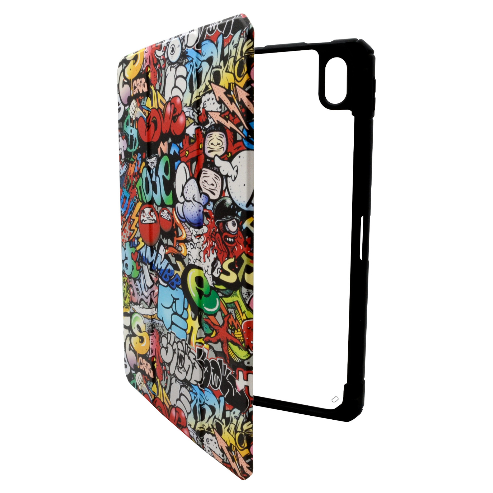 Torbica za tablet REALPOWER iPad 10 Case 10.9" (Graffiti, funkcija stalka, magnetsko zatvaranje)-2