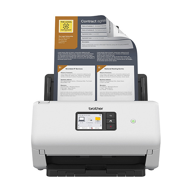 Skener BROTHER ADS-4550W (40 str/min, ADF 60 listova, LAN, WiFi)-0