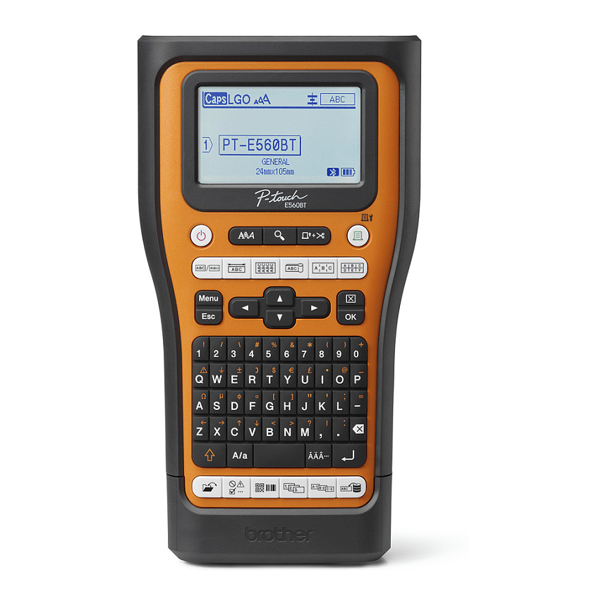Pisač za naljepnice BROTHER P-Touch PT-E560BTSP (profesionalni, Bluetooth, kofer, 4 trake)-0