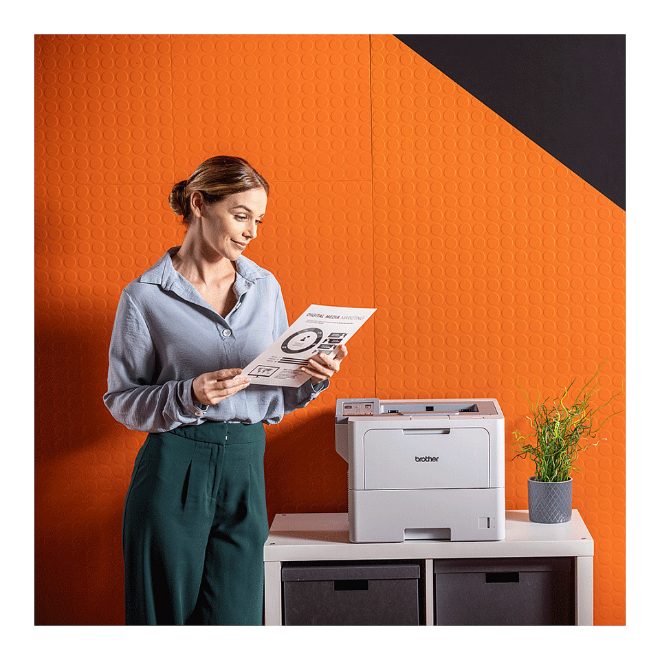 Laserski printer BROTHER HL-L6415DN (mono, duplex, 50 str/min, LAN)-4
