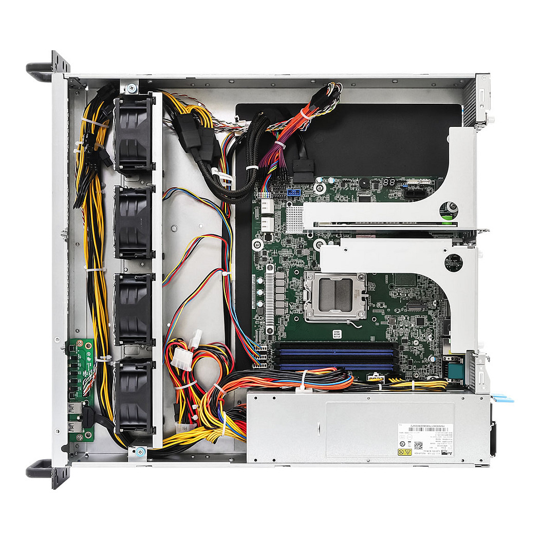 Barebone Server ASROCK RACK 2U1G-B650 (2U, Socket AM5, B650, 4x DDR5, 4x Hot-swap, 550W Redundant PSU)-4